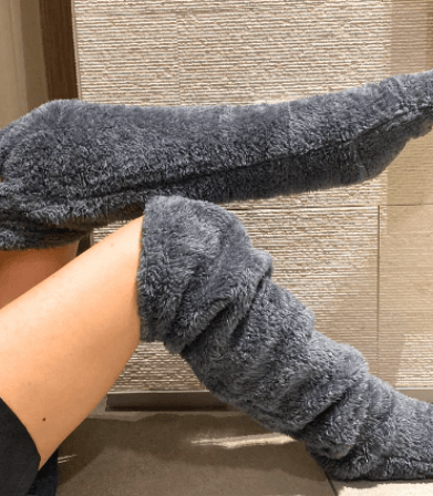Fuzzy Knee Socks - Fuzz Creations